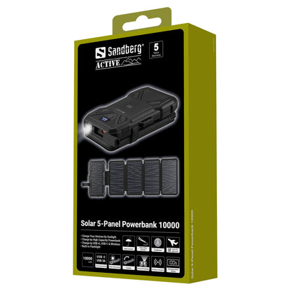 421-05 SANDBERG 5-Panel Solar Powerbank