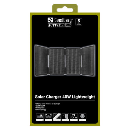 421-20 SANDBERG Solar Panel Akku 40 W