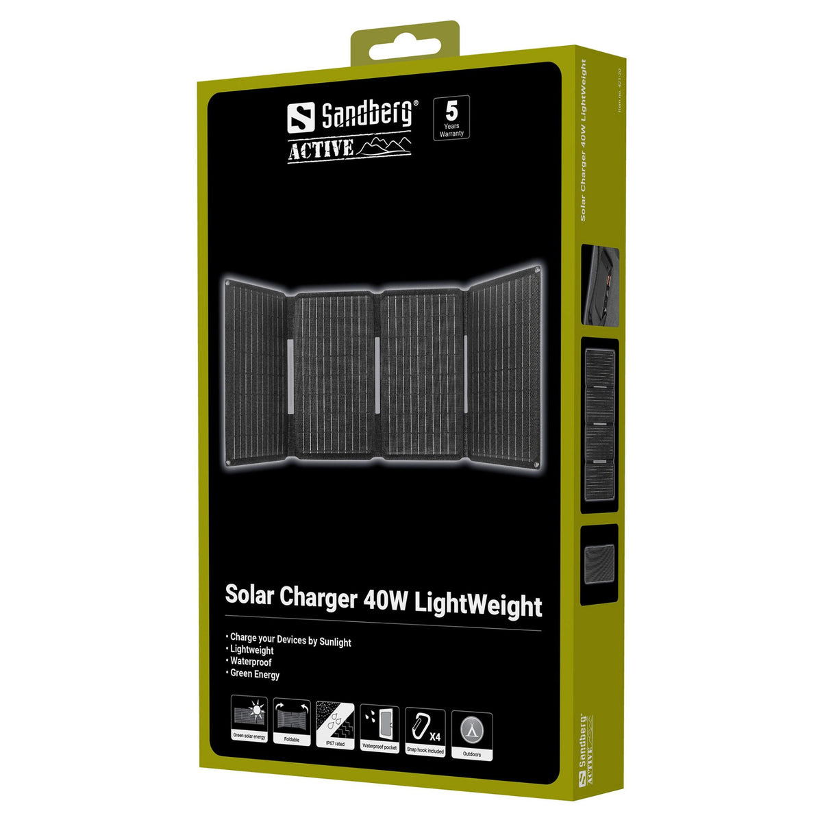 421-20 SANDBERG Solar Panel Akku 40 W