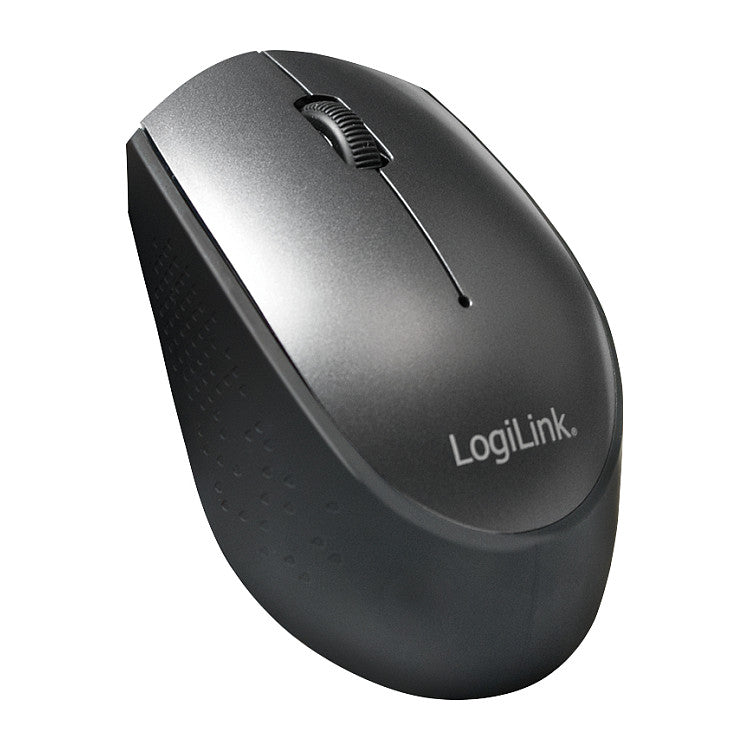 LogiLink Maus - optisch - 3 Tasten - kabellos - 2.4 GHz - kabelloser Empfänger (USB)