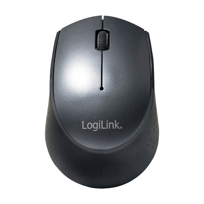 LogiLink Maus - optisch - 3 Tasten - kabellos - 2.4 GHz - kabelloser Empfänger (USB)
