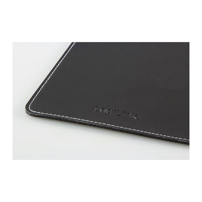 Logilink Mauspad Leder Design schwarz
