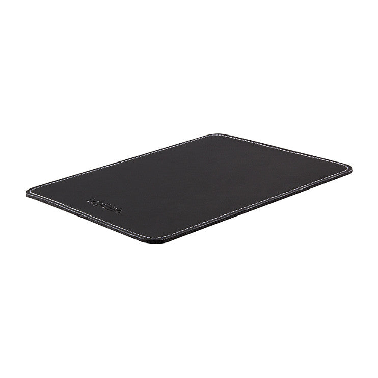 Logilink Mauspad Leder Design schwarz