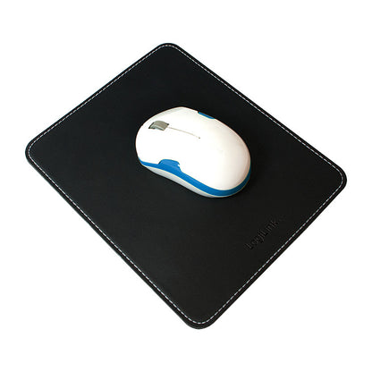 Logilink Mauspad Leder Design schwarz