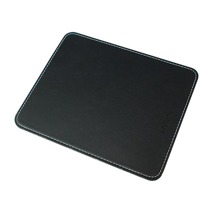 Logilink Mauspad Leder Design schwarz