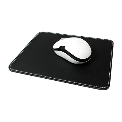 Logilink Mauspad Leder Design schwarz