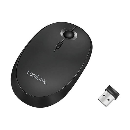 Logilink Maus Funk & Bluetooth,2.4GHz,800/1200/1600dpi,schw.