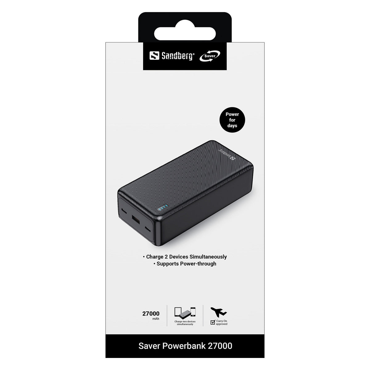SANDBERG Saver Powerbank 27000