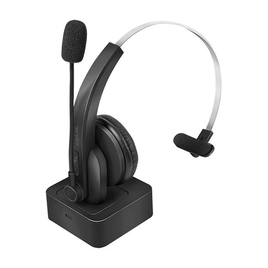 Logilink Bluetooth Headset Mono m.headband & charging stand