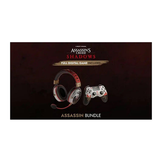 LEXIP X UBISOFT Assassins Creed Shadows ASSASSIN Box PC Game Headset Controller