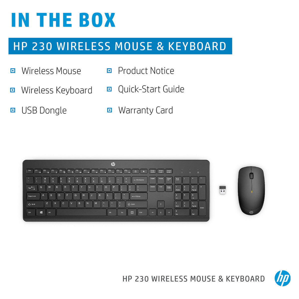 18H24AA#ABD HP 230 Tastatur+Maus