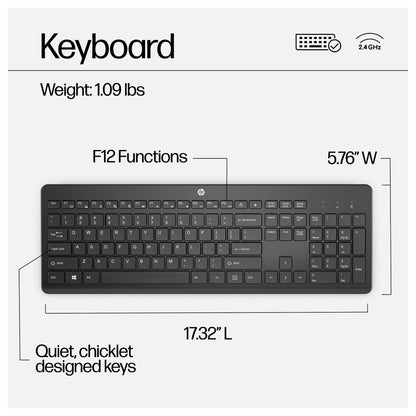 18H24AA#ABD HP 230 Tastatur+Maus
