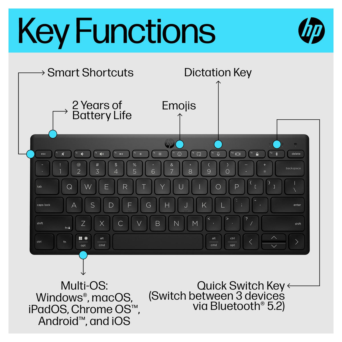 TAS 692S8AA#ABD HP 350 Tastatur QWERTZ DE