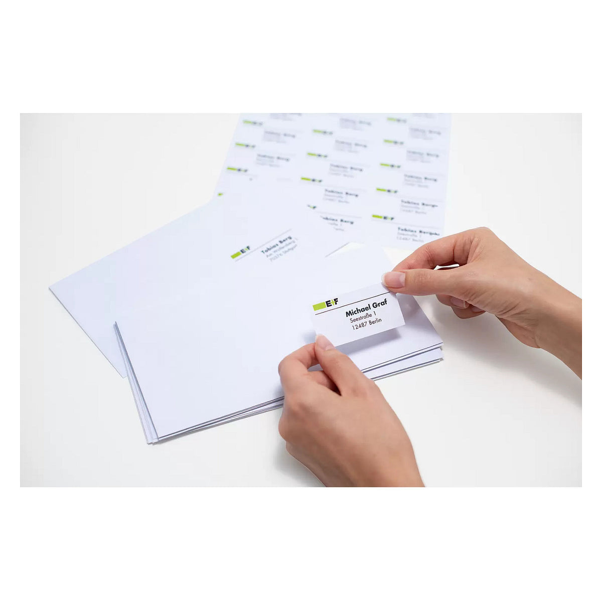 HERMA Adressetiketten A4 weiß 99,1x67,7 mm Papier 800 St.