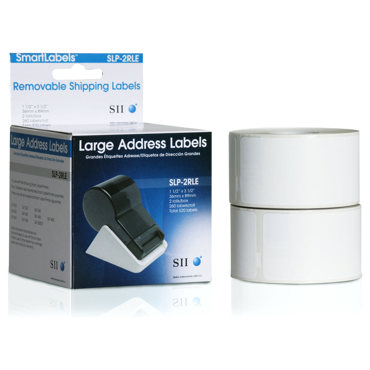 SLP-2RLE WHITE LABEL 36X89MM