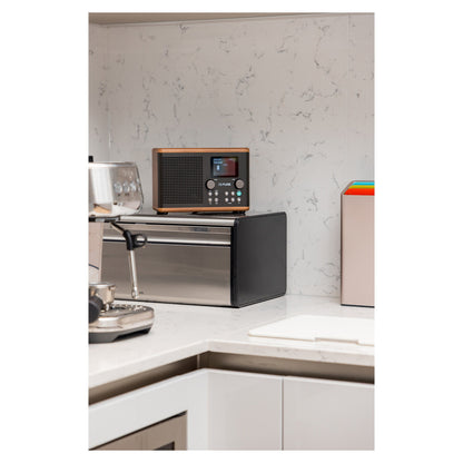 Pure Classic H4 Digitalradio Kaffee Schwarz/Walnuss EU/UK