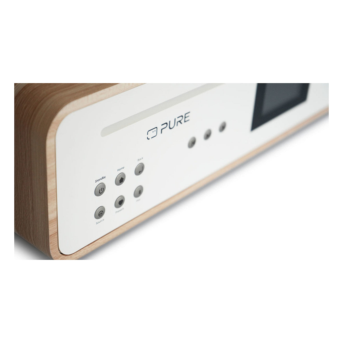 Pure Classic Stereo Cotton White/Oak EU/UK