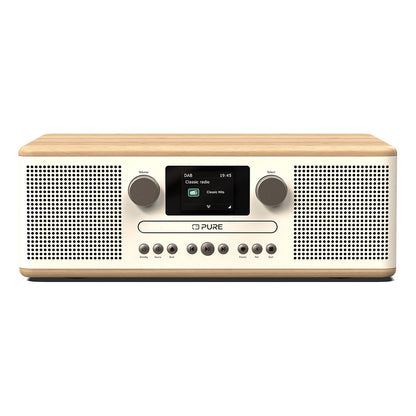 Pure Classic C-D6 Digitalradio White/Oak EU/UK