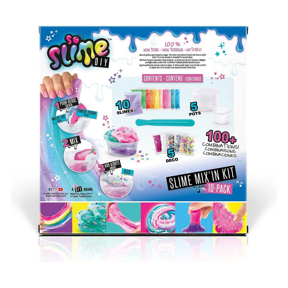 Canaltoys Slime Mix'in Kit 10er-Pack