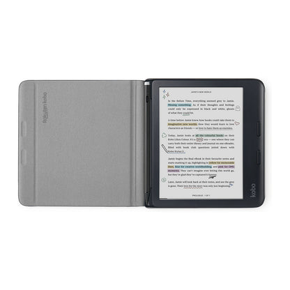 Kobo Sleepcover Libra Notebook Black Schwarz (N428-AC-BK-N-PU) (N428ACBKNPU)