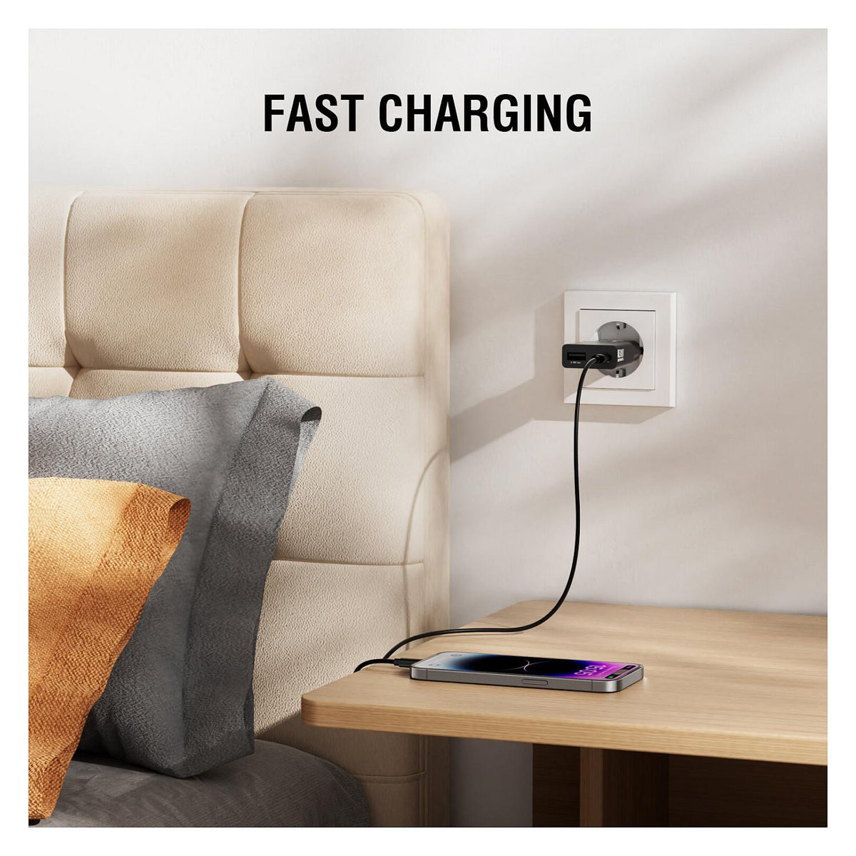 4smarts Netzladegert PDPlug Slim Duos 30W GaN 1C+1A, schwarz