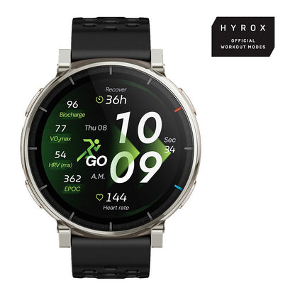Amazfit Active 3 Premium Black Smartwatch HYROX-Modus