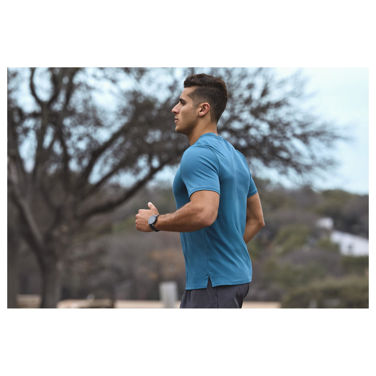 Amazfit Active 3 Premium Dark Blue Smartwatch HYROX-Modus