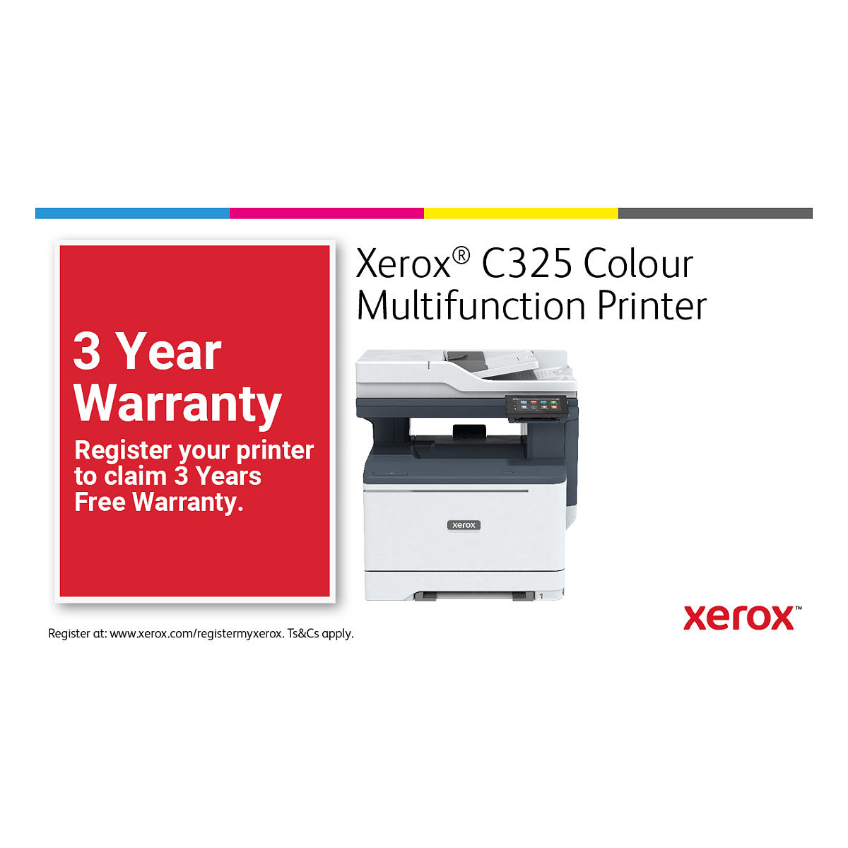 Xerox C325 Farblaserdrucker Scanner Kopierer Fax USB LAN WLAN