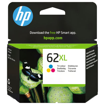 HP 62XL - 11.5 ml - Hohe Ergiebigkeit - Farbe (Cyan, Magenta, Gelb)