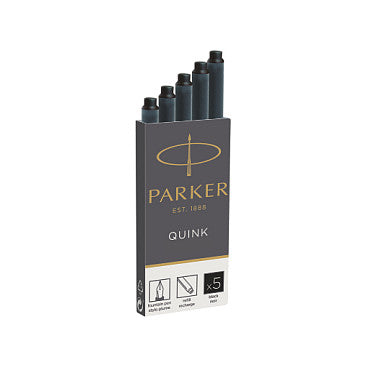 1x5 Parker Tintenpatrone Quink schwarz