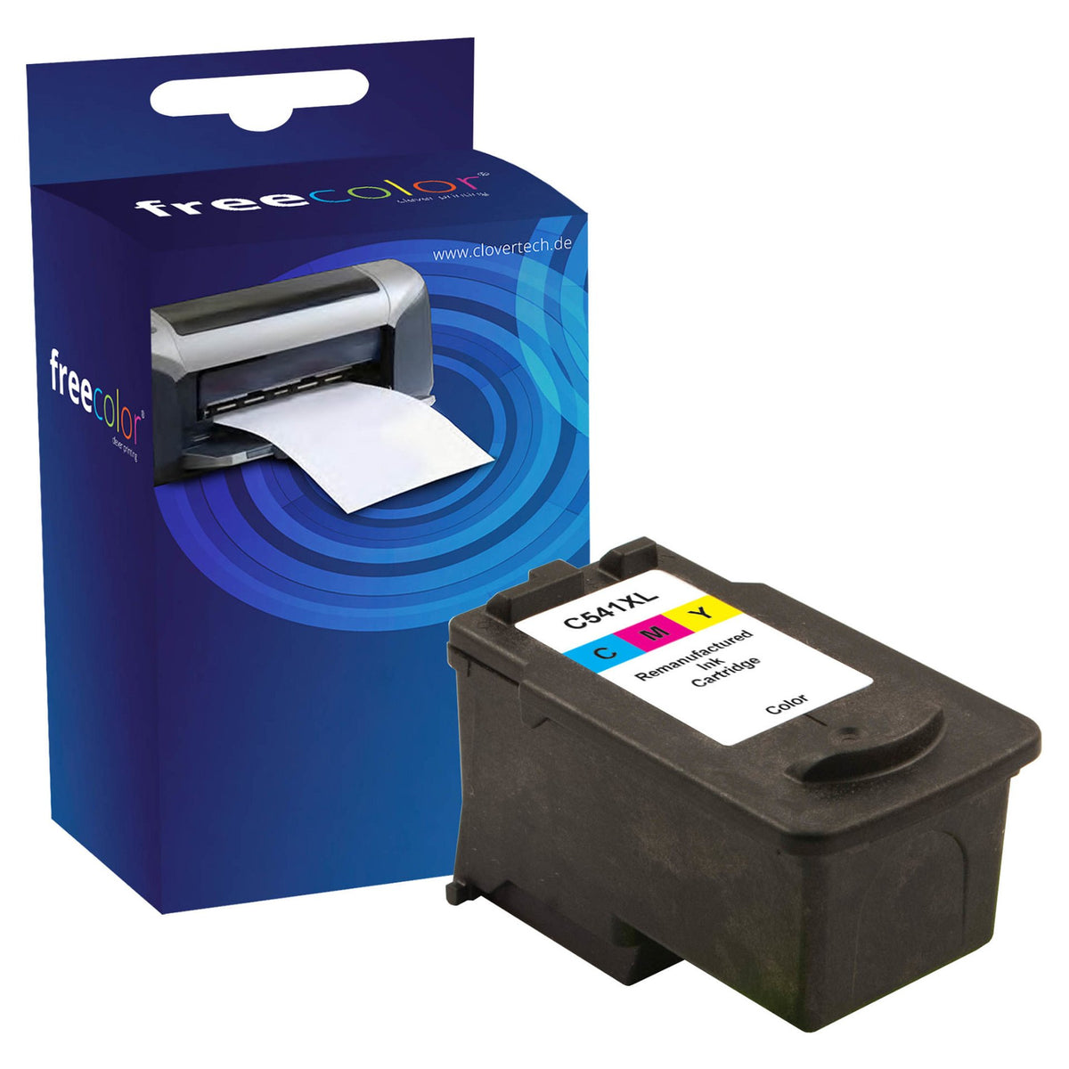 Freecolor Patrone Canon CL-541XL color remanufactured