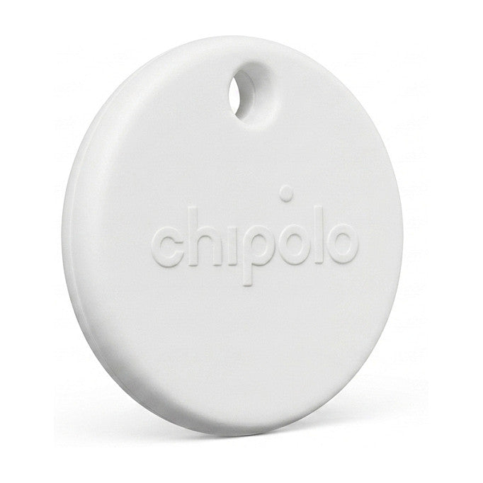 Chipolo POP - Tracking tag compatible with Apple Find My on iPhone or Find Hub on Android (White)