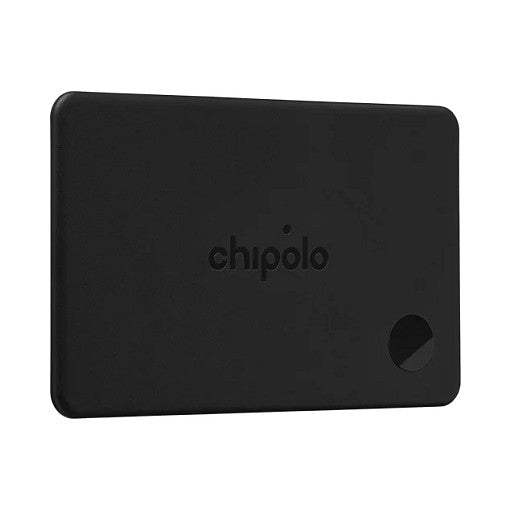 Chipolo CARD – Rechargeable tracking card compatible with Apple Find My on iPhone (Charcoal)