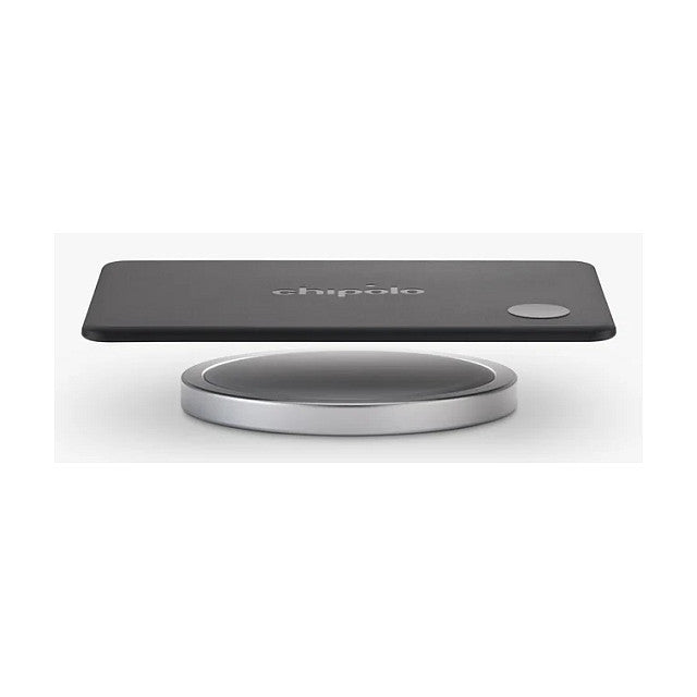 Chipolo CARD – Rechargeable tracking card compatible with Apple Find My on iPhone (Charcoal)