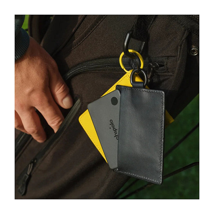 Chipolo CARD – Rechargeable tracking card compatible with Apple Find My on iPhone (Charcoal)