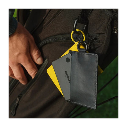 Chipolo CARD – Rechargeable tracking card compatible with Apple Find My on iPhone (Charcoal)