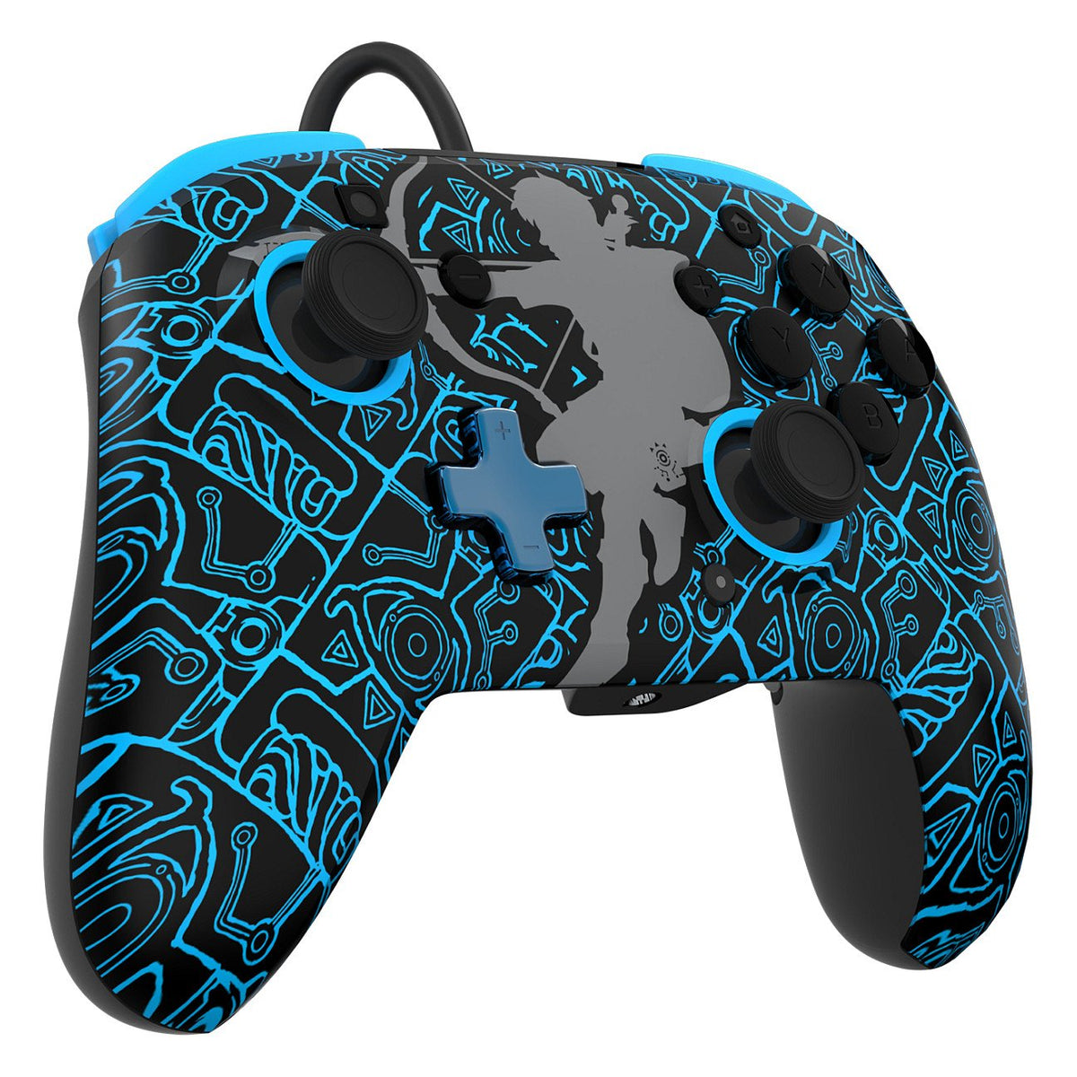 PDP Rematch GLOW Sheikah Shoot kabelgebundener Controller für die Nintendo Switch
