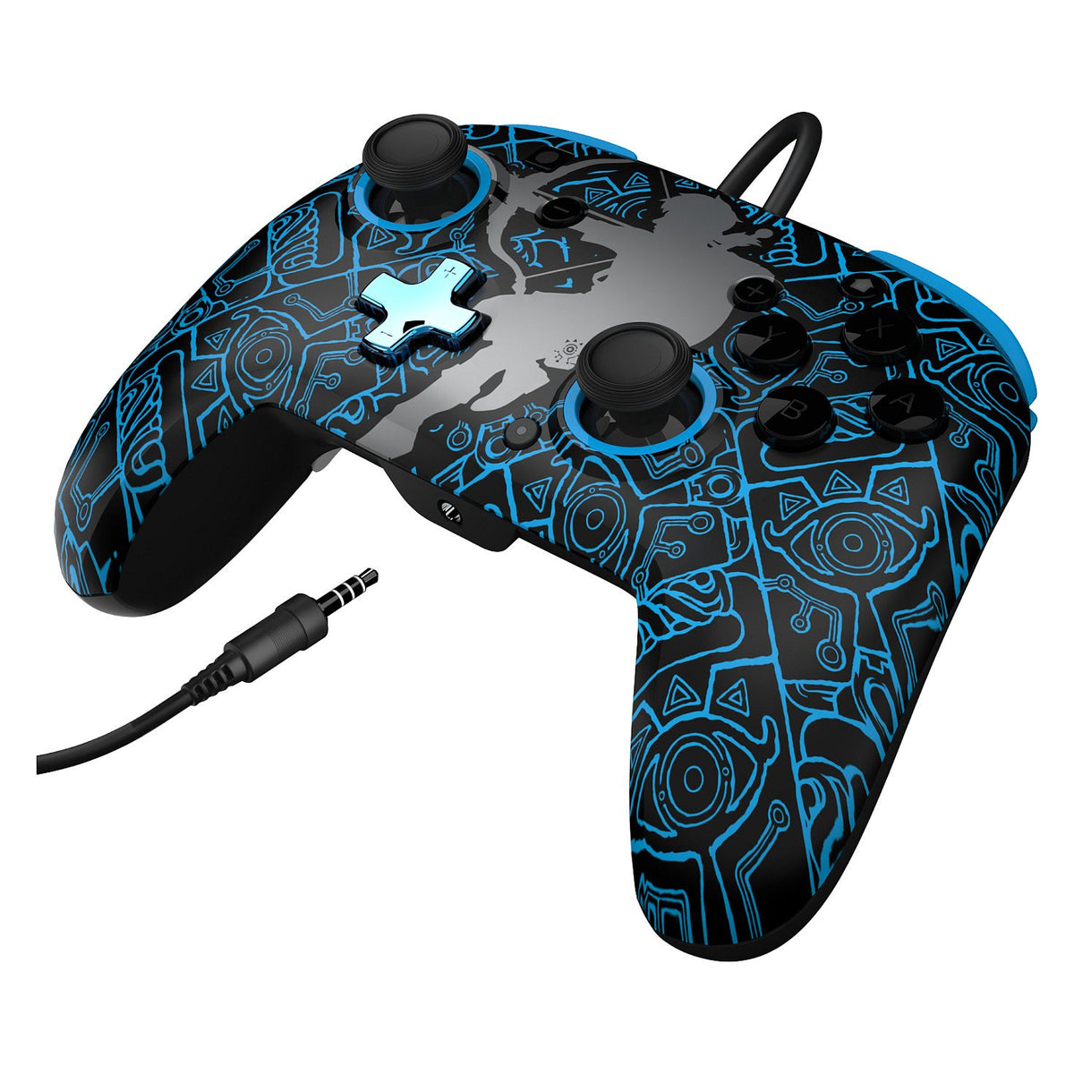 PDP Rematch GLOW Sheikah Shoot kabelgebundener Controller für die Nintendo Switch