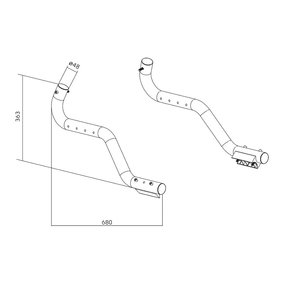 OPLITE Rahmenverstärkung GTR S3/S8 (Full Force Kit) black retail