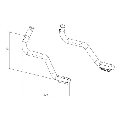 OPLITE Rahmenverstärkung GTR S3/S8 (Full Force Kit) black retail