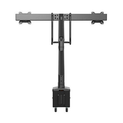 STARTECH.COM Dual Monitor Arm - Synced Height Adjustment - Grommet/Desk Clamp - Easy-Grip Handle - VESA 75x75 100x100