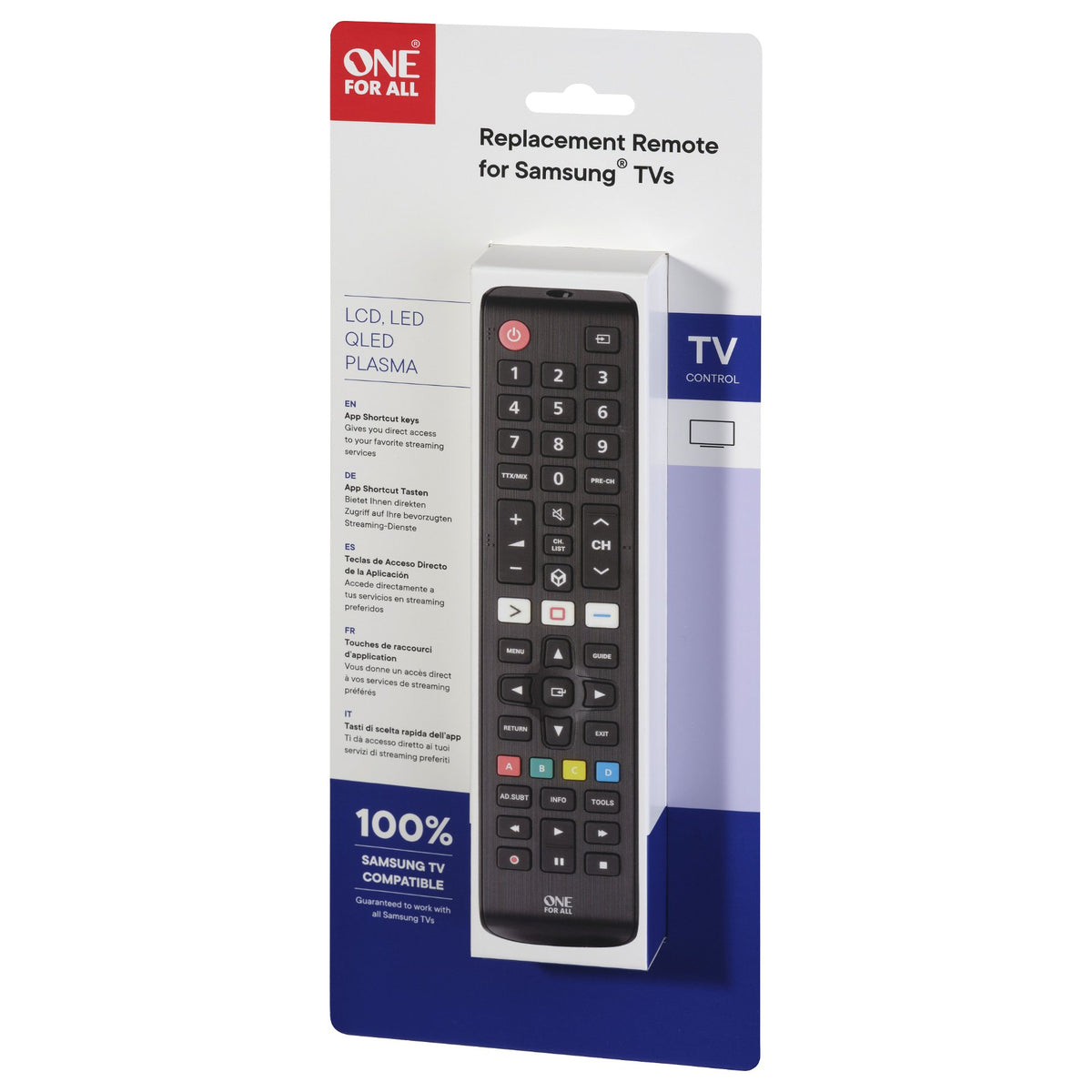 One for All Samsung 2.0 Ersatzfernbedienung URC 4910