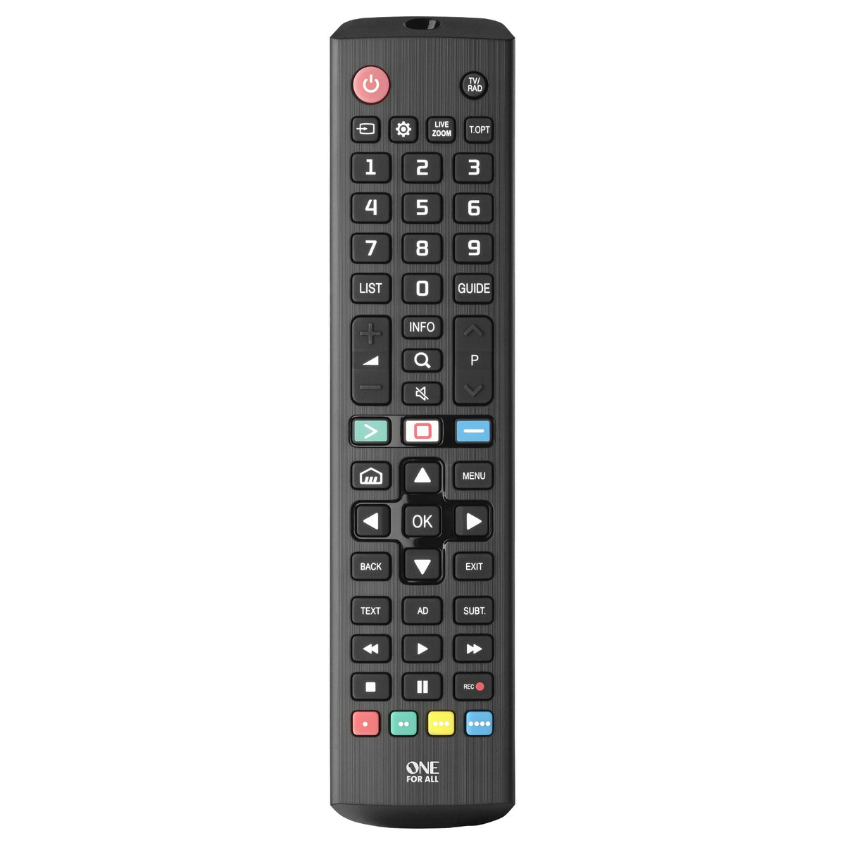 One for All LG 2.0 Ersatzfernbedienung URC 4911
