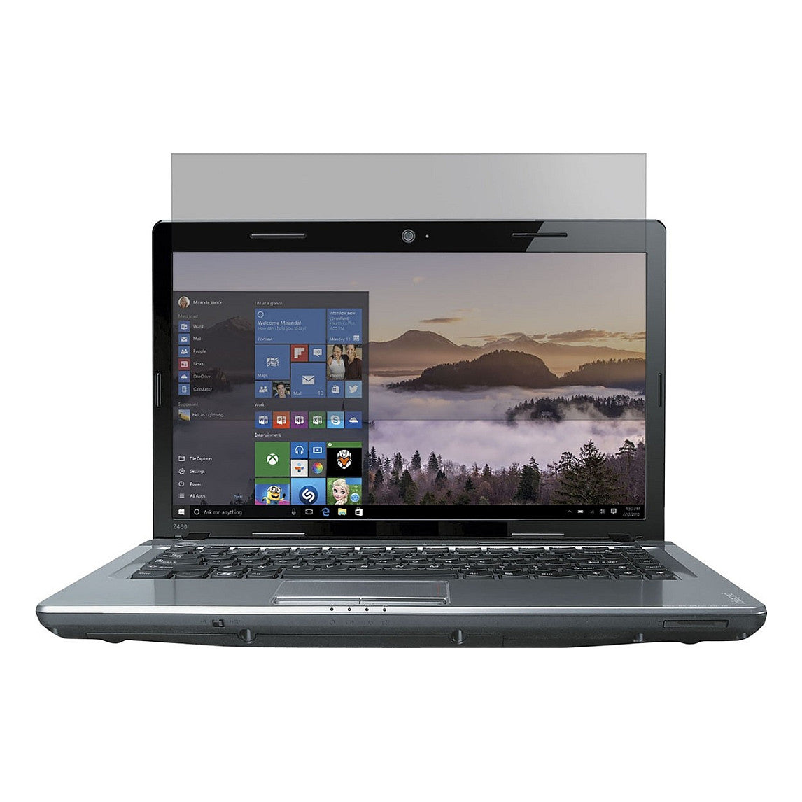 Mobilis Privacy Filter 35,60cm (14") W (16:10) Dim : 301x188mm (016418)