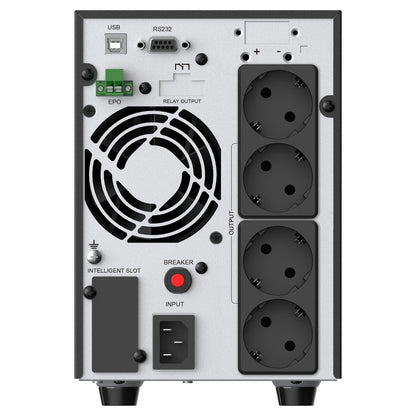 CONCEPTRONIC USV 2000VA/1800W/4xSchuko/USB/+ Online Tower sw