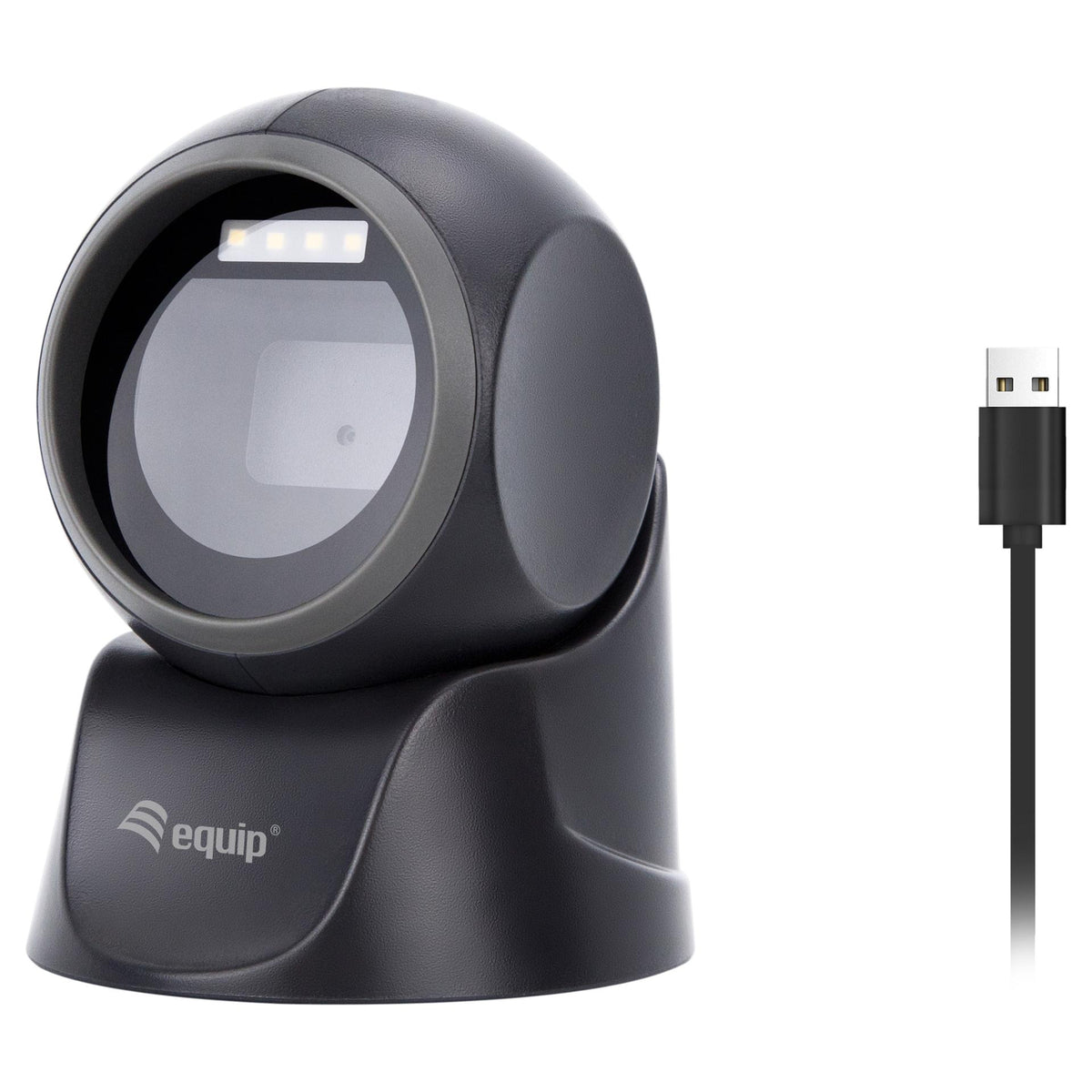 Equip 2D-Omni-Direkt. Desktop Barcodescanner USB schwarz