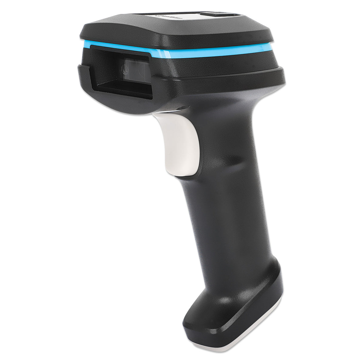 MANHATTAN Kabelloser 2D Long Range LED-Barcodescanner Wireless 4.2 und 2,4 GHz USB-A-Nanoempfänger