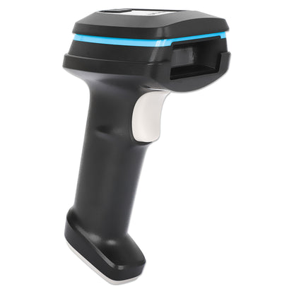 MANHATTAN Kabelloser 2D Long Range LED-Barcodescanner Wireless 4.2 und 2,4 GHz USB-A-Nanoempfänger