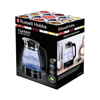 Classic Kettle 1.7litre Black with stainless steel toner