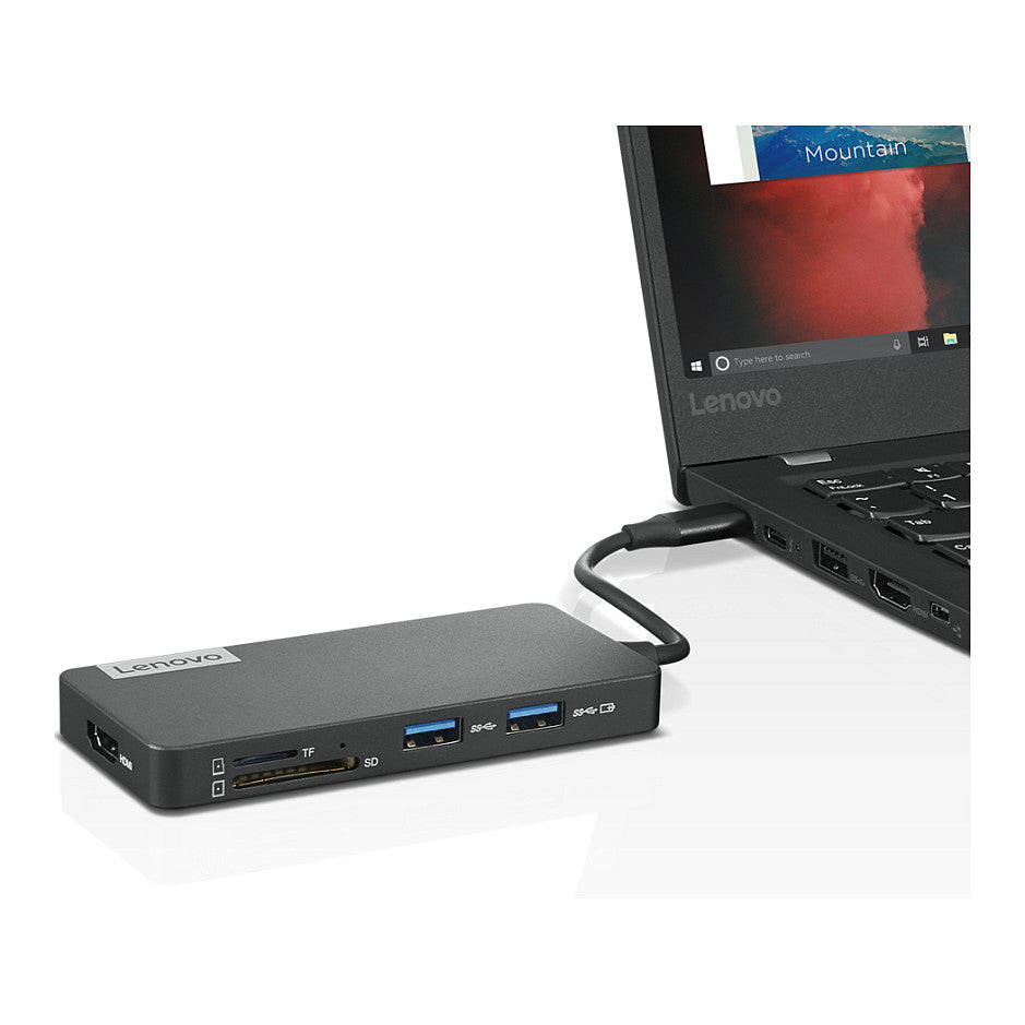 D Lenovo USB-C 7-in-1 Travel Hub